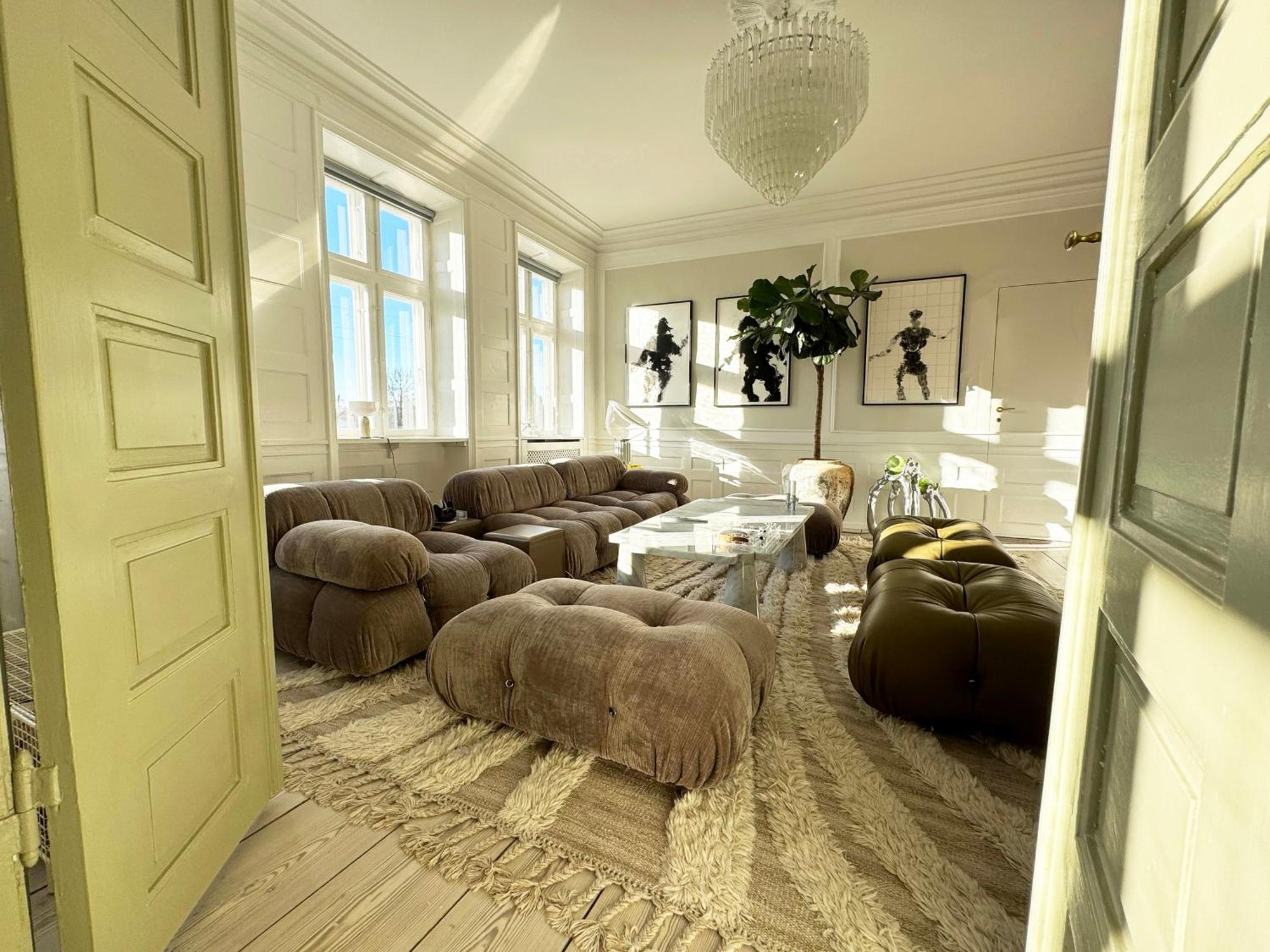 コペンハーゲンLuxury 'Kings Garden View' 260M2 Prime Located Flatアパートメント エクステリア 写真